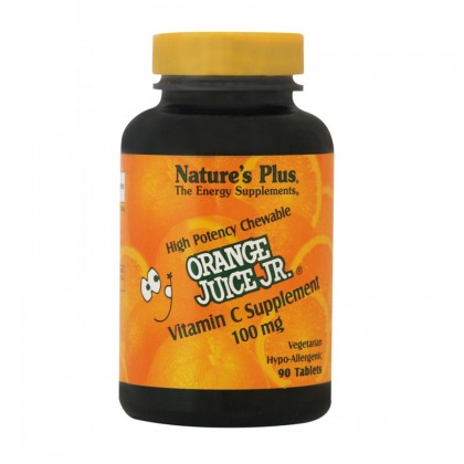 NATURE'S PLUS Orange Juice C Junior 100mg 90chewable tabs